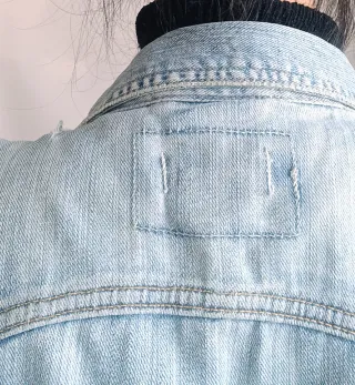 Cazadora vaquera azul