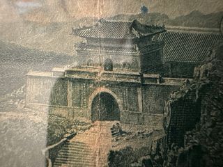 China 1945 20 Yuan Billete PMG 25