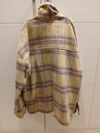 Sobrecamisa cuadros Pull&Bear talla S