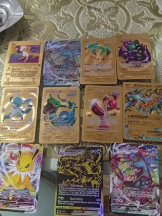 Cartas Pokémon Doradas V VMAX EX