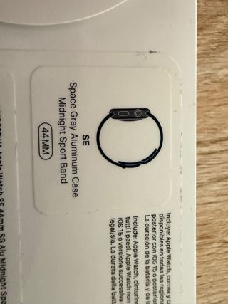 Apple Watch SE 44mm Negro
