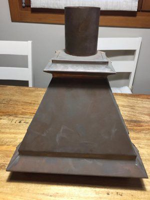 Vierteaguas de cobre nuevo