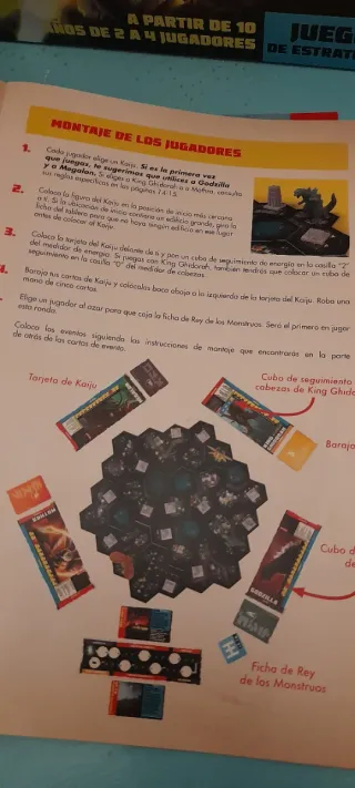 Juego de mesa Godzilla Tokyo Clash