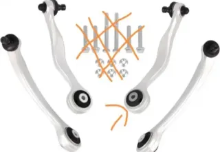 2 Brazos Suspensión Delanteros Izquierdos Passat/A