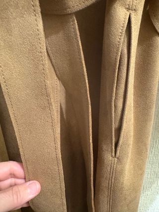 Gabardina trench ante