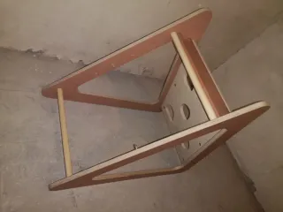 Tobogán infantil de madera