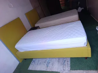 2 Camas con Colchones 190x90 cm