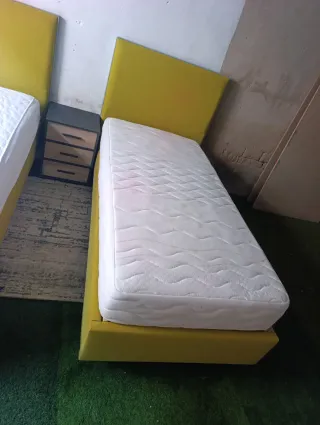 2 Camas con Colchones 190x90 cm