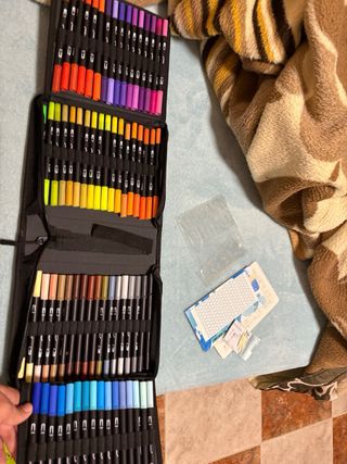 Estuche Marcadores Dual 100 Pcs