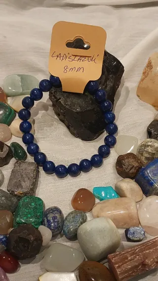 Pulsera Lapislázuli Natural 8mm