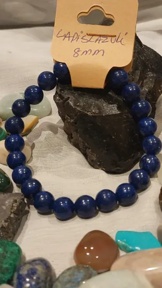 Pulsera Lapislázuli Natural 8mm
