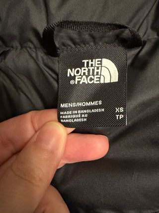 Plumífero The North Face Negro con Capucha
