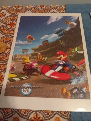 Puzzle Mario Kart Wii Enmarcado