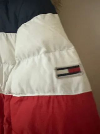 Chaqueta Tommy Hilfiger Plumas Tricolor