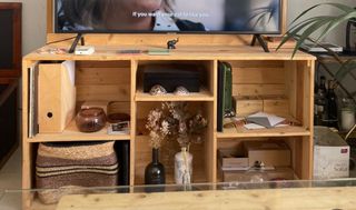 Mueble TV Madera Palets Hecho a Mano