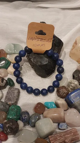 Pulsera Lapislázuli Natural 10mm