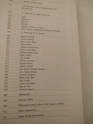 Libro Memorias del flamenco.