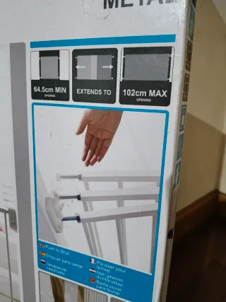 Barrera seguridad Munchkin extensible metal