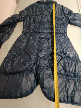 Scervino piumino con collo pelliccia lapin Tg L