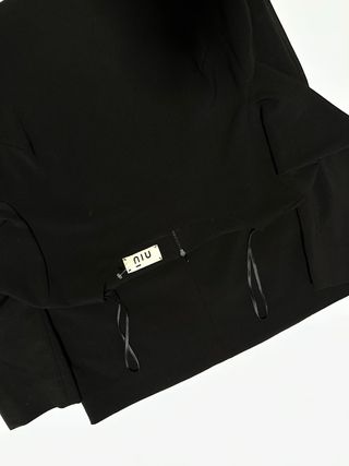 Vestido Miu Miu Negro Ejecutivo Elegante