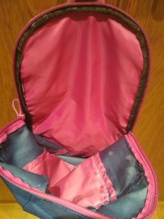 Mochila Quechua Azul y Rosa Senderismo