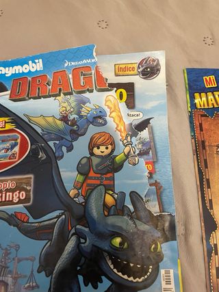Lote 6 revistas playmobil una con una pagina rota