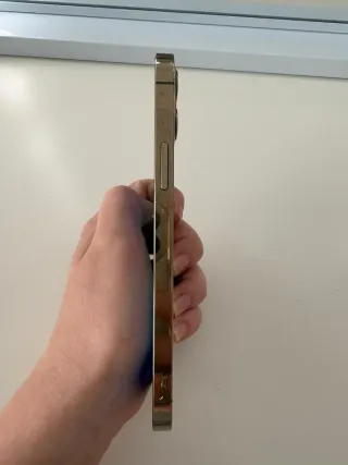 iPhone 12 Pro 256GB dorado y blanco .