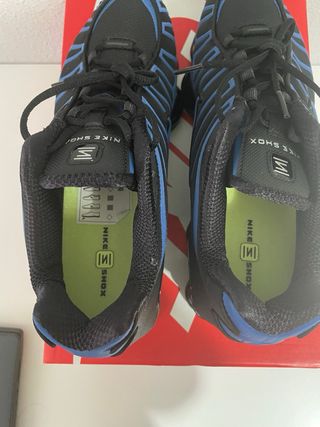 Nike Shox TL Negro y Azul