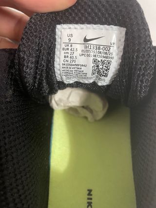 Nike Shox TL Negro y Azul