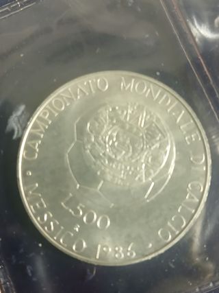 Lire 500 Mondiale Calcio Messico 1986