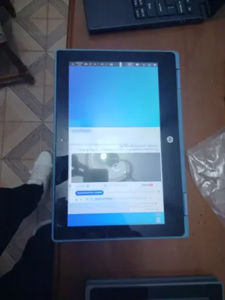 Tablet portátil azul Portatil