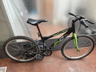 Bicicleta verde 24 pulgadas