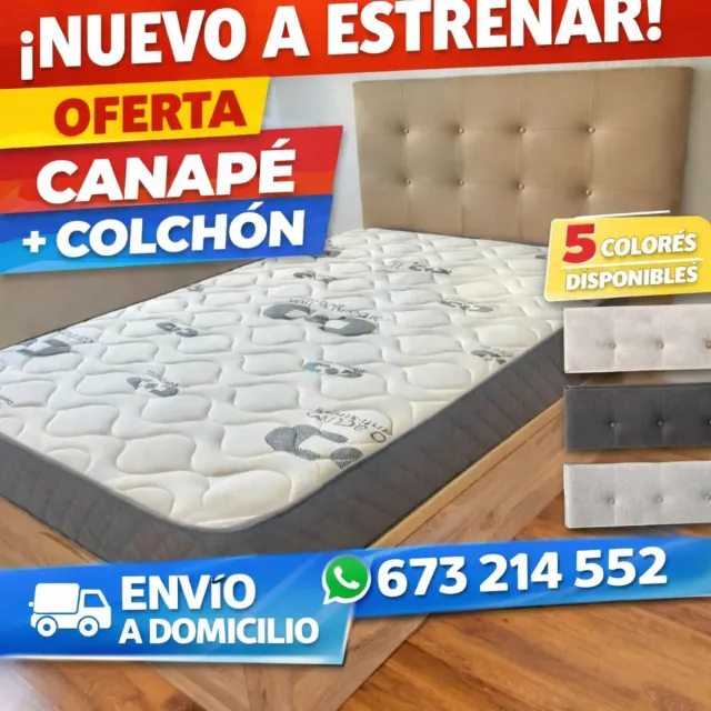 Desde 255€Canapé + colchón NUEVOS a estrenar Entre
