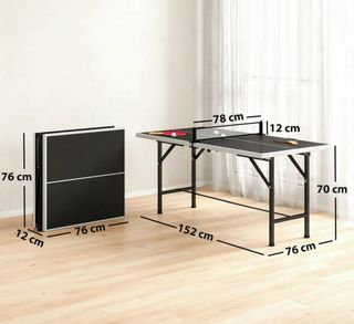 Mini mesa de ping pong plegable