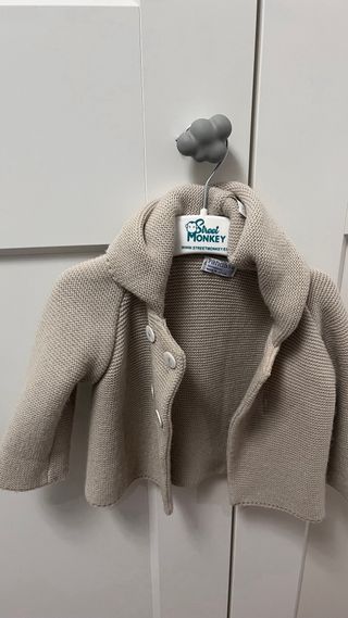 Chaqueta de punto Pangasa beige