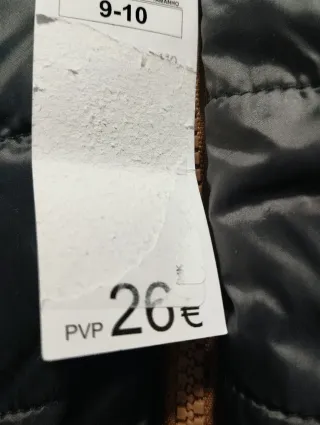 Cazadora reversible calentita talla 10