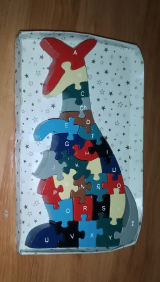 Puzzle de Madera con Letras Canguro