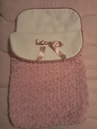 Saco capazo invierno rosa