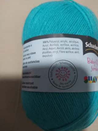 Madeja hilo bebé Schachenmayr turquesa