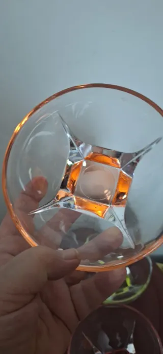 Coppette in vetro colorato - Set da 4