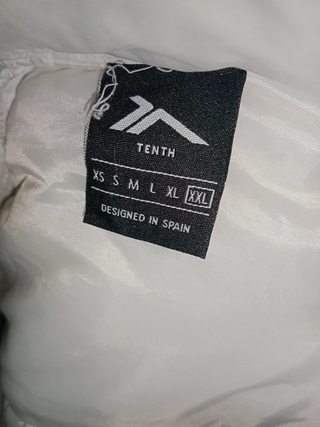 Chaqueta acolchada Tenth blanca talla XXL
