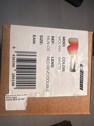 Gafas de esquí con lente espejada