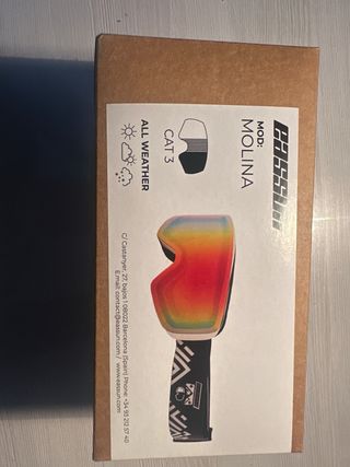 Gafas de esquí con lente espejada