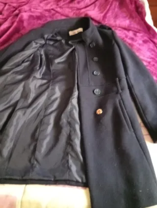 Abrigo azul marino talla S, Nuevo.