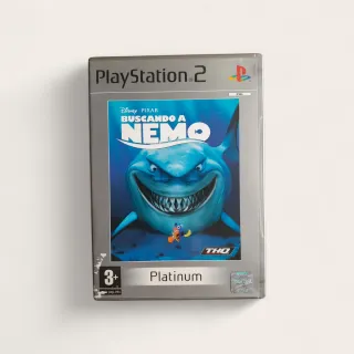 Caja y Manual de Buscando a Nemo PS2.