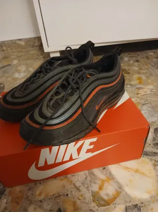 Nike Air Max 97 Negro Naranja Talla 43