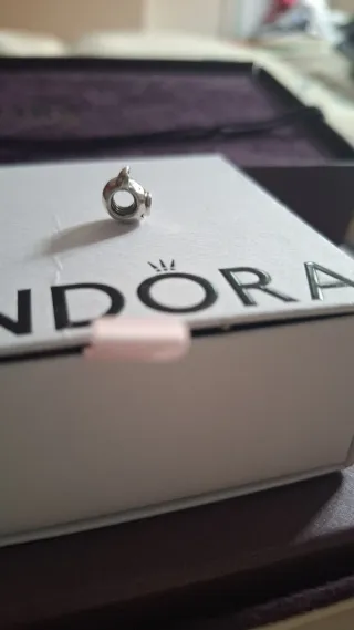 Pulsera Rígida Pandora 17 cm . Plata