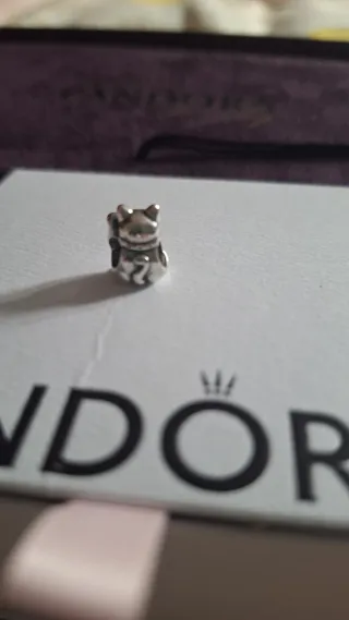 Pulsera Rígida Pandora 17 cm . Plata