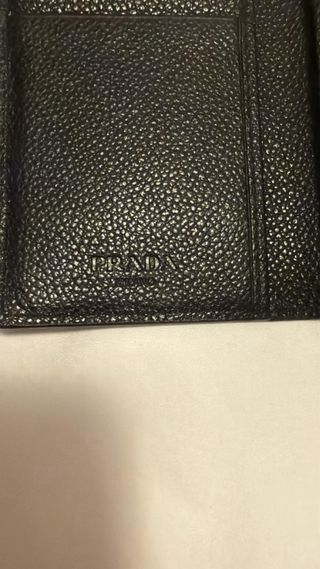 Porta carte Prada nero