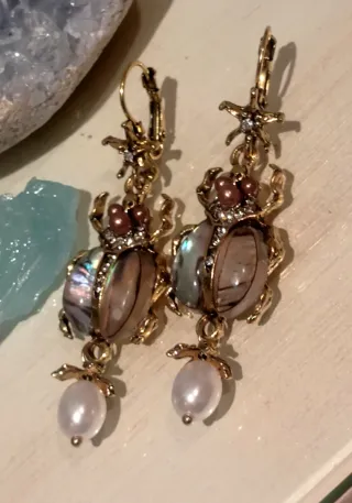 Pendientes Escarajo Egipcio